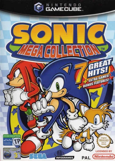 Sonic Mega Collection — box-2D (SP)