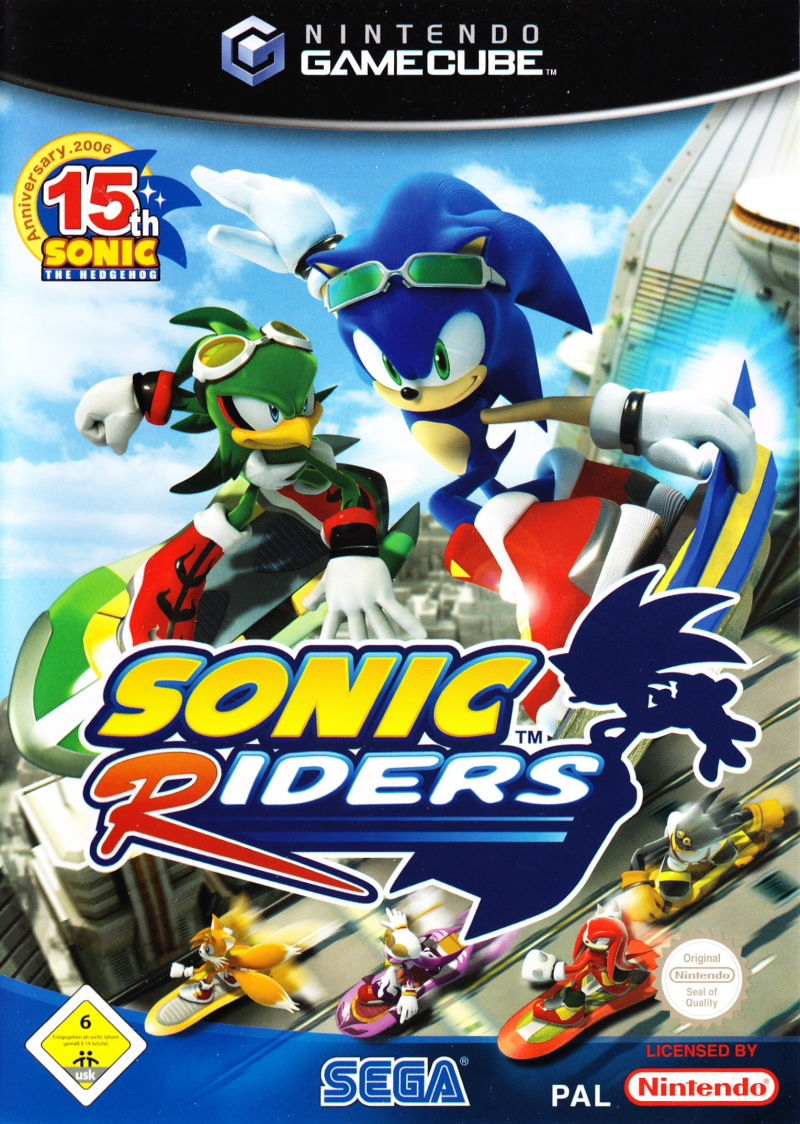 Sonic Riders — box-2D (DE)