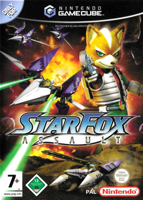 Starfox - Assault — box-2D (DE)