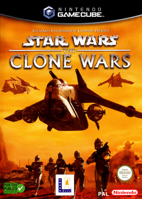 Star Wars - The Clone Wars — box-2D (FR)