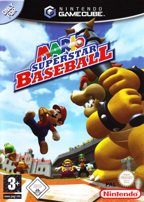 Mario Superstar Baseball — box-2D (DE)