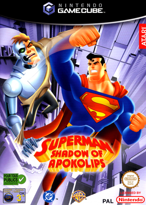 Superman - Shadow Of Apokolips — box-2D (EU)