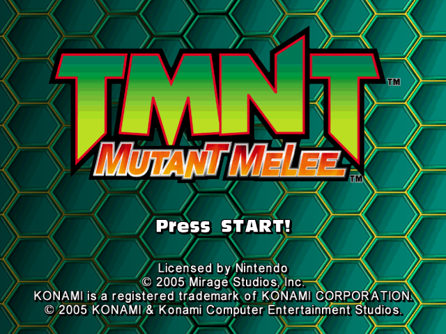 TMNT - Mutant Melee — sstitle (US)
