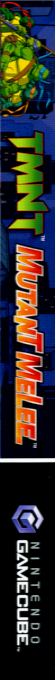 TMNT - Mutant Melee — box-2D-side (US)