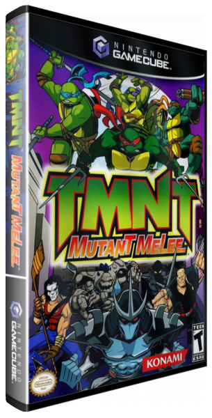 TMNT - Mutant Melee — box-3D (US)