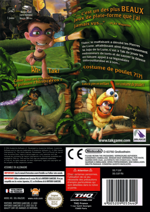 Tak And The Power Of Juju — box-2D-back (FR)