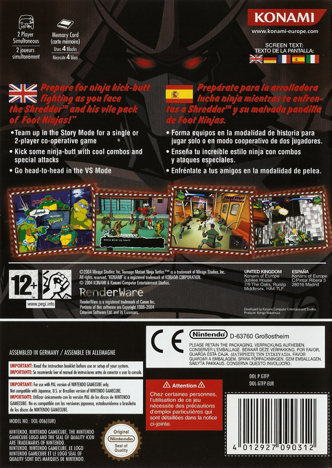 Teenage Mutant Ninja Turtles — box-2D-back (EU)