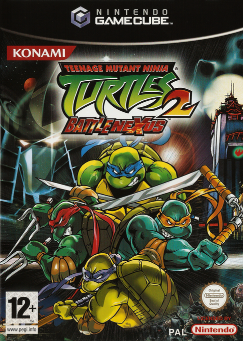 Teenage Mutant Ninja Turtles 2 - Battle Nexus — box-2D (EU)