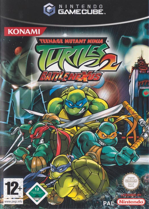 Teenage Mutant Ninja Turtles 2 - Battle Nexus — box-2D (DE)