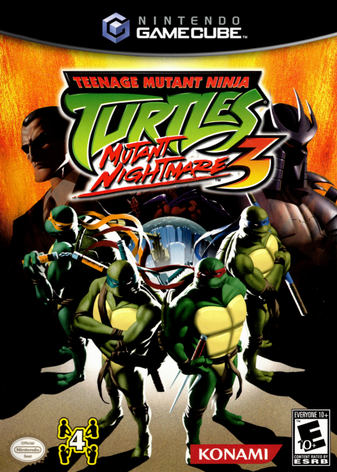 Teenage Mutant Ninja Turtles 3 - Mutant Nightmare box art