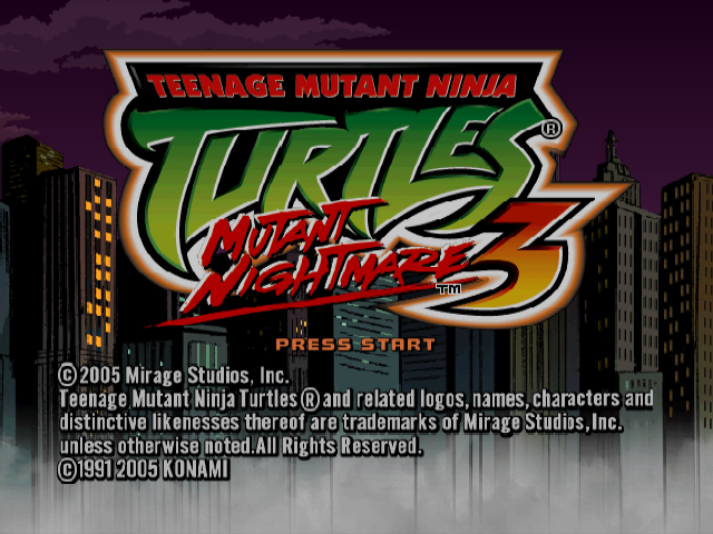 Teenage Mutant Ninja Turtles 3 - Mutant Nightmare — sstitle (US)