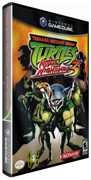 Teenage Mutant Ninja Turtles 3 - Mutant Nightmare — box-3D (US)