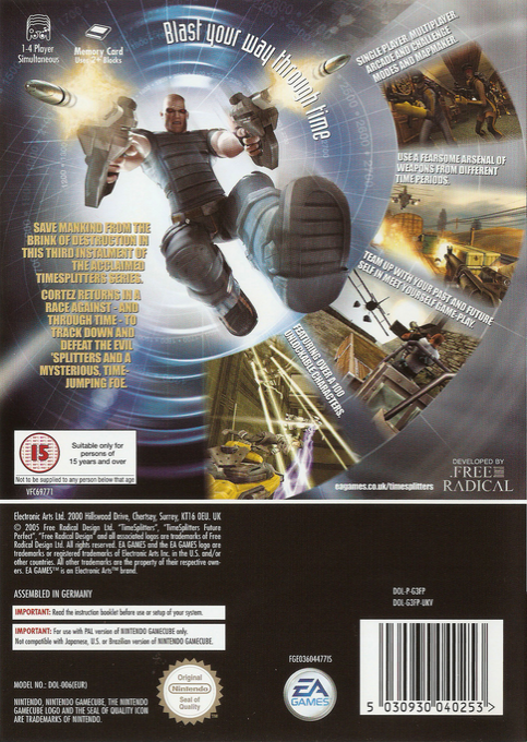 Timesplitters - Future Perfect — box-2D-back (EU)