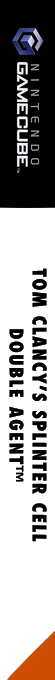 Tom Clancy's Splinter Cell - Double Agent — box-2D-side (FR)