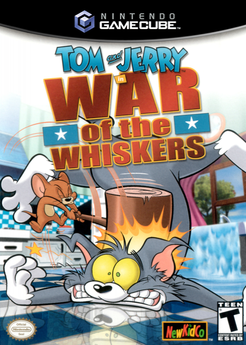 Tom And Jerry In War Of The Whiskers box art