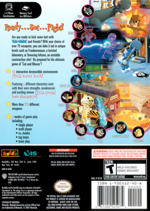 Tom And Jerry In War Of The Whiskers — box-2D-back (US)