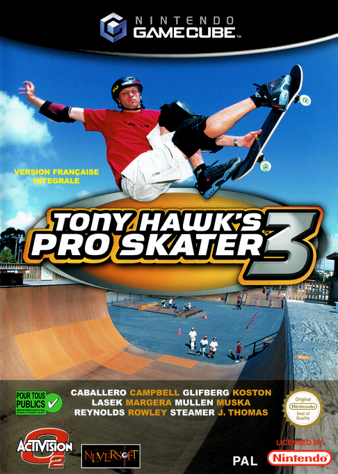 Tony Hawk's Pro Skater 3 — box-2D (FR)