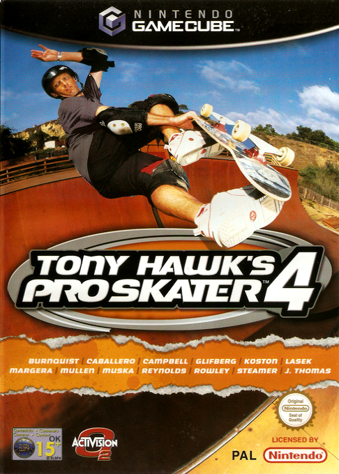 Tony Hawk's Pro Skater 4 — box-2D (EU)