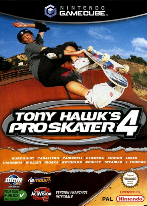 Tony Hawk's Pro Skater 4 — box-2D (FR)
