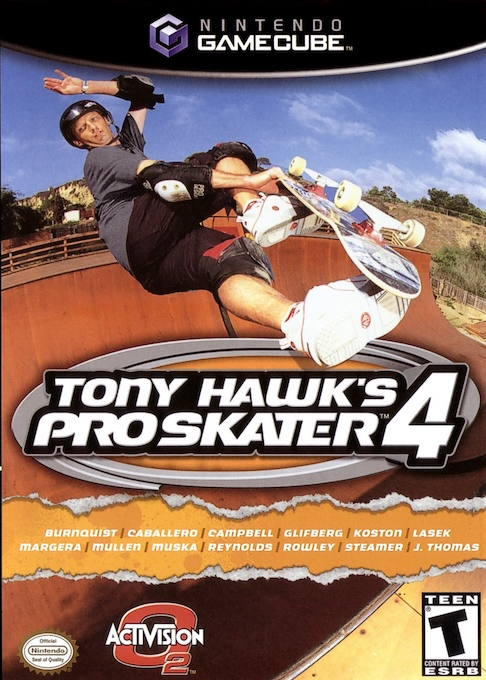 Tony Hawk's Pro Skater 4 box art