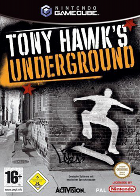 Tony Hawk's Underground — box-2D (DE)