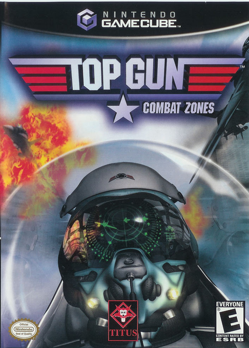 Top Gun - Combat Zones box art