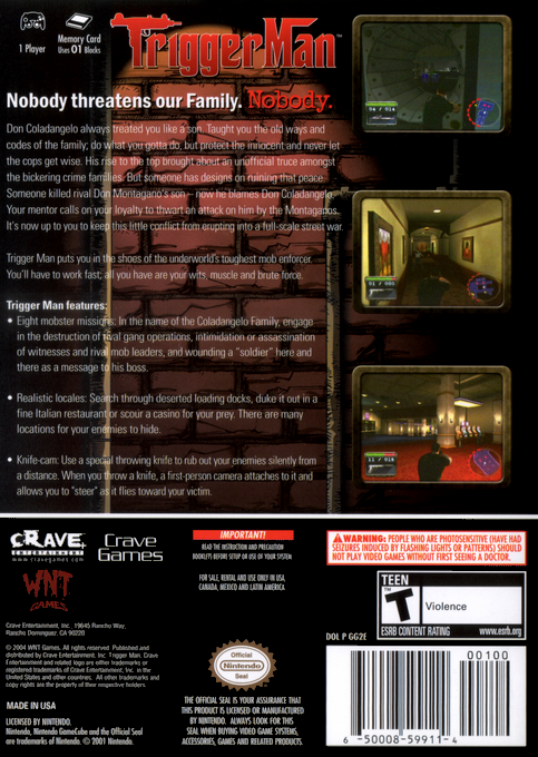 Trigger Man — box-2D-back (US)