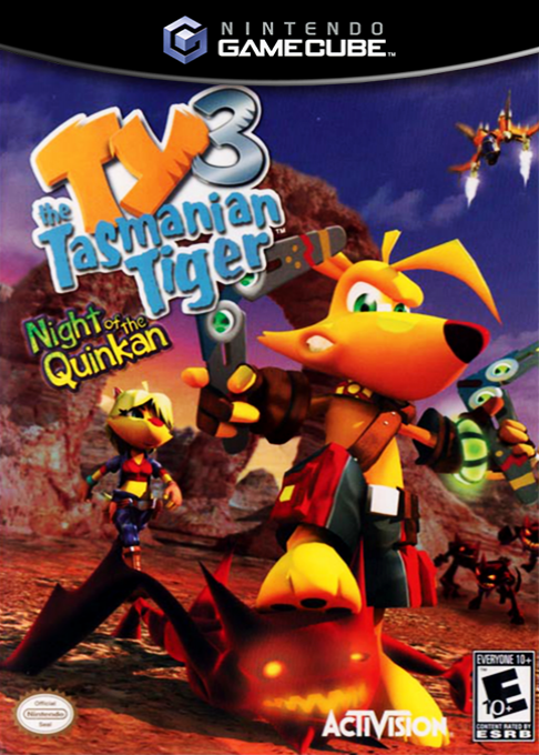 Ty the Tasmanian Tiger 3 - Night of the Quinkan box art