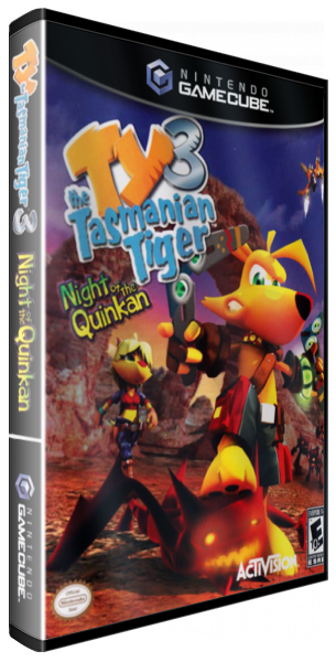 Ty the Tasmanian Tiger 3 - Night of the Quinkan — box-3D (US)