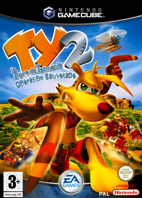 Ty The Tasmanian Tiger 2 - Bush Rescue — box-2D (FR)
