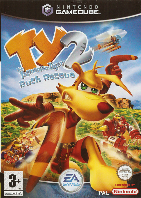 Ty The Tasmanian Tiger 2 - Bush Rescue — box-2D (SE)