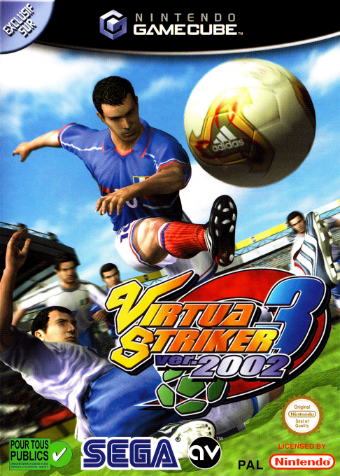 Virtua Striker 3 Ver. 2002 — box-2D (FR)