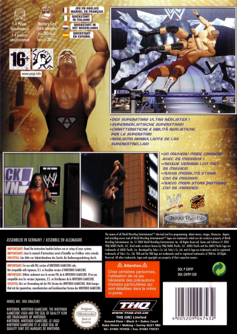 WWE Wrestlemania 19 — box-2D-back (FR)