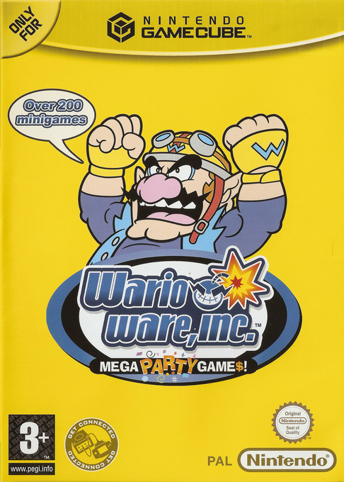 Wario Ware Inc. - Mega Party Game$! — box-2D (EU)