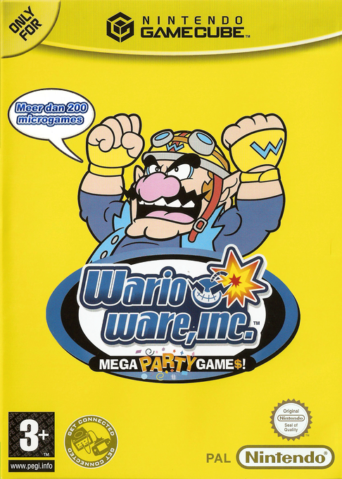Wario Ware Inc. - Mega Party Game$! — box-2D (NL)