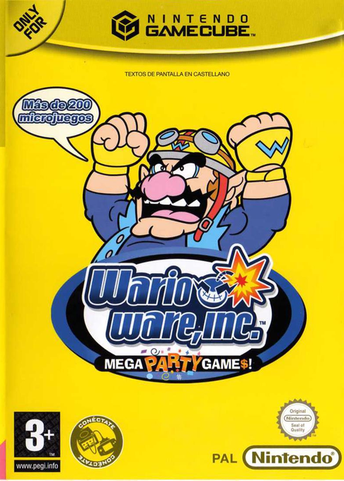 Wario Ware Inc. - Mega Party Game$! — box-2D (SP)