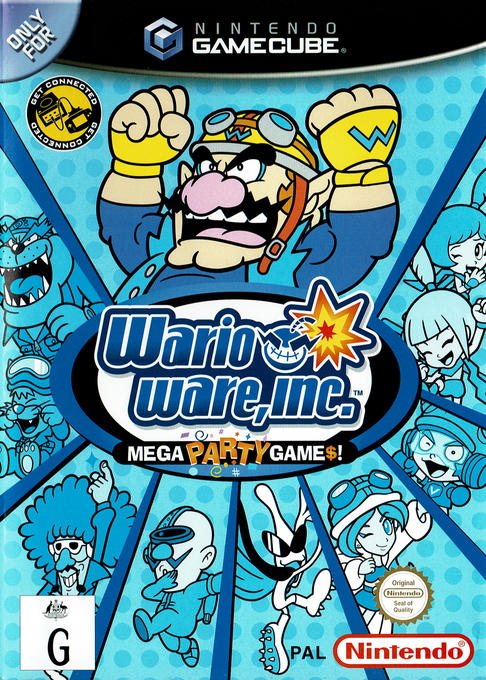 Wario Ware Inc. - Mega Party Game$! — box-2D (AU)