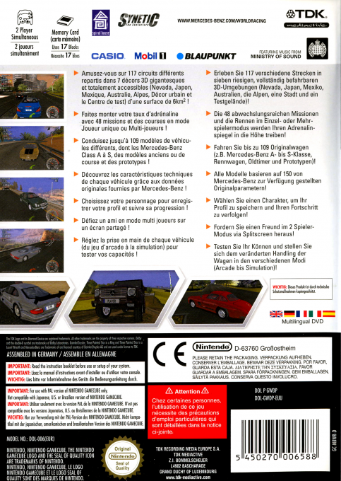World Racing — box-2D-back (FR)