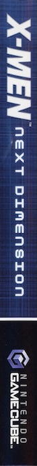 X-Men - Next Dimension — box-2D-side (US)