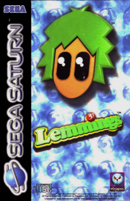 3D Lemmings box art