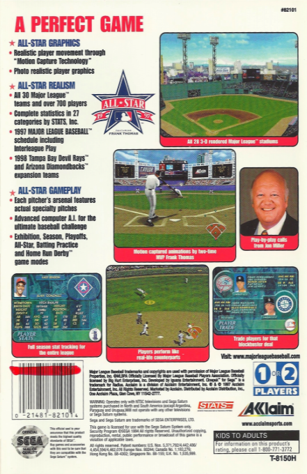 All-Star Baseball '97 Featuring Frank Thomas — box-2D-back (US)