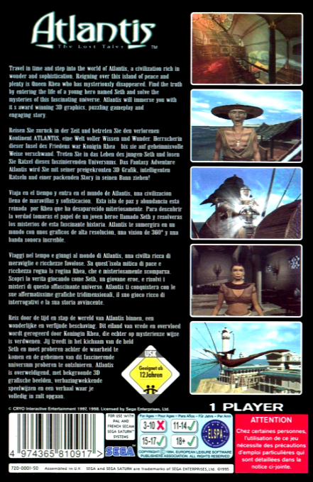 Atlantis - The Lost Tales — box-2D-back (EU)