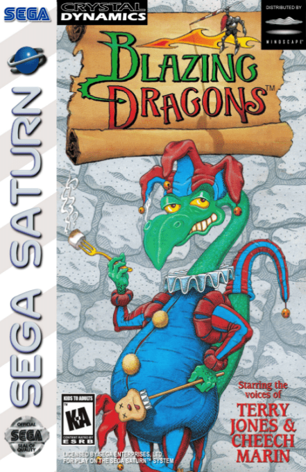 Blazing Dragons box art
