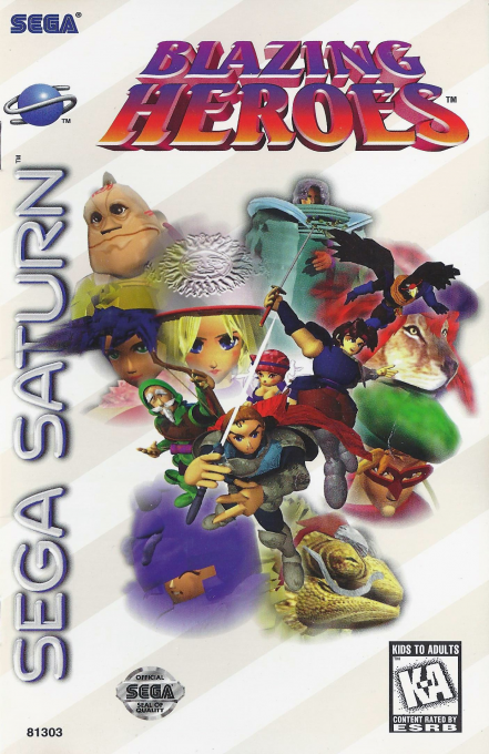 Blazing Heroes box art