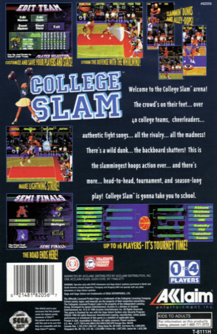 College Slam — box-2D-back (US)