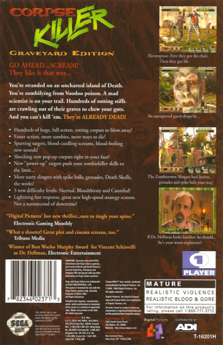 Corpse Killer - Graveyard Edition — box-2D-back (US)