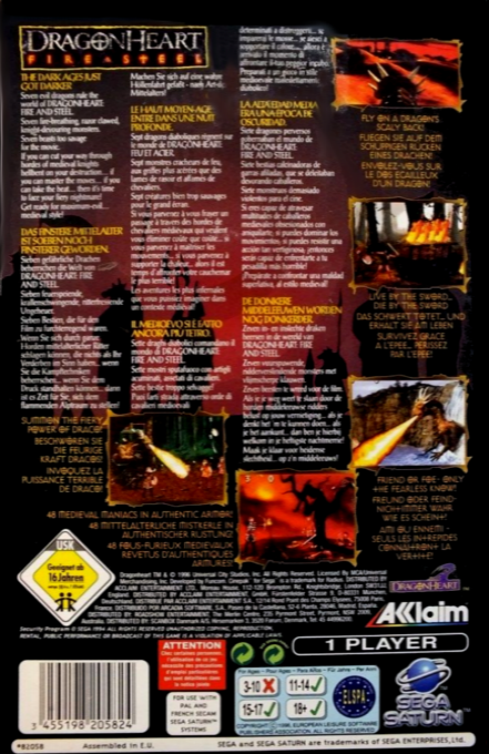Dragonheart - Fire And Steel — box-2D-back (EU)