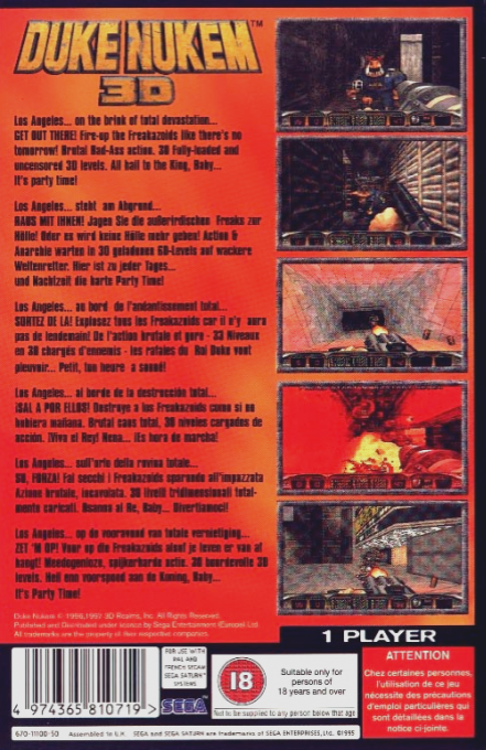 Duke Nukem 3D — box-2D-back (EU)