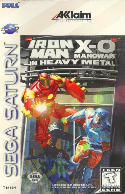 Iron Man and X-O Manowar in Heavy Metal box art
