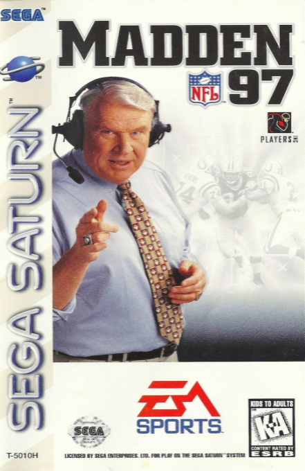 Madden NFL 97 box art